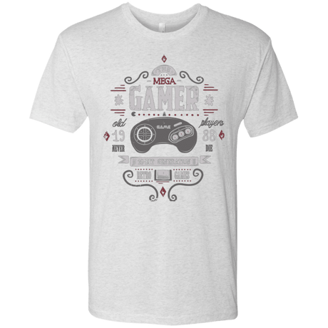 T-Shirts Heather White / Small Mega Gamer Men's Triblend T-Shirt