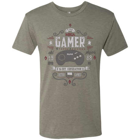 T-Shirts Venetian Grey / Small Mega Gamer Men's Triblend T-Shirt