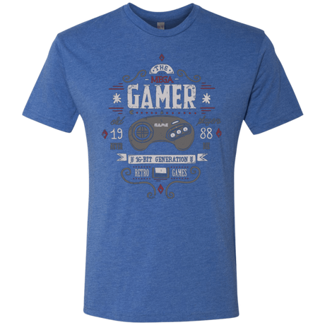 T-Shirts Vintage Royal / Small Mega Gamer Men's Triblend T-Shirt