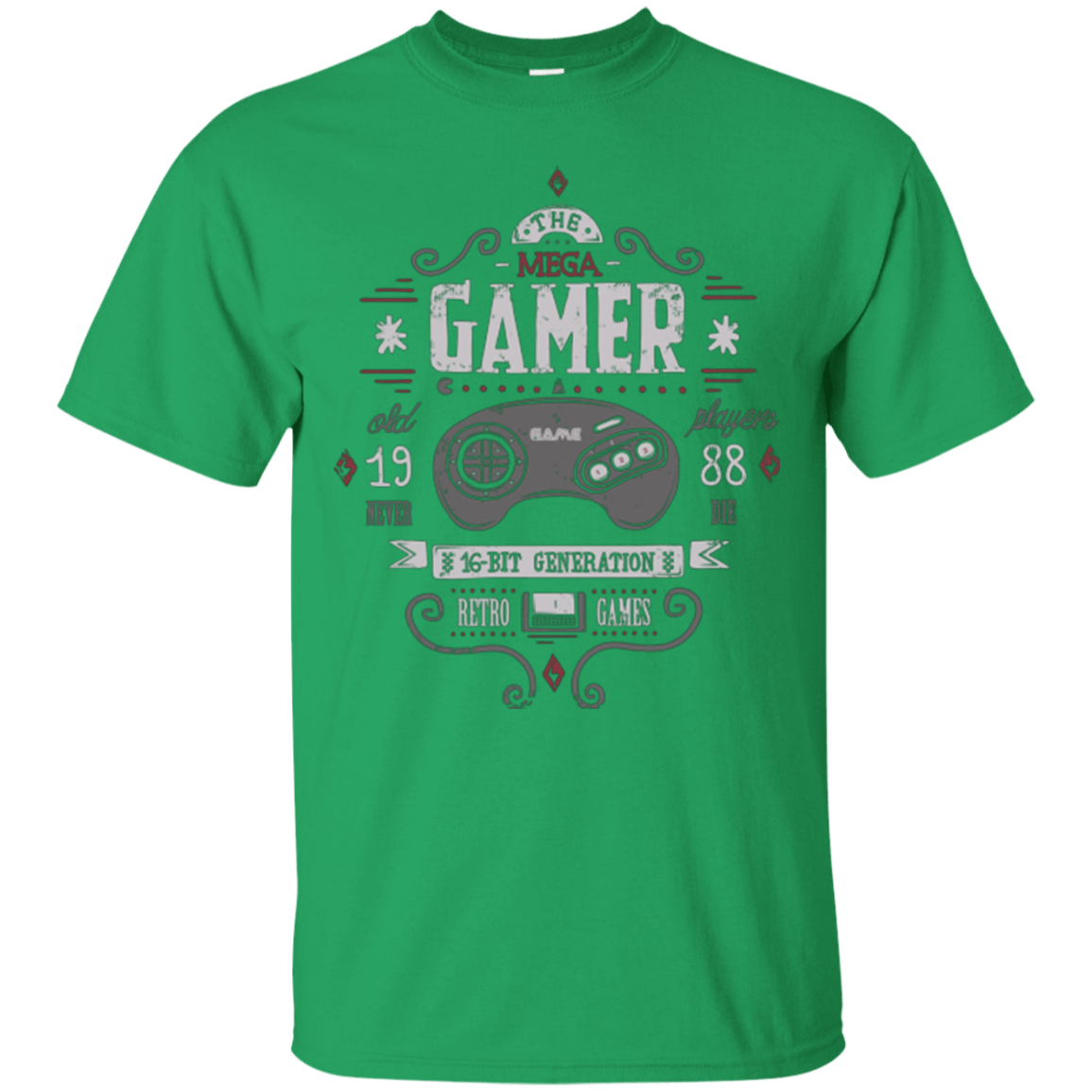 T-Shirts Irish Green / Small Mega Gamer T-Shirt