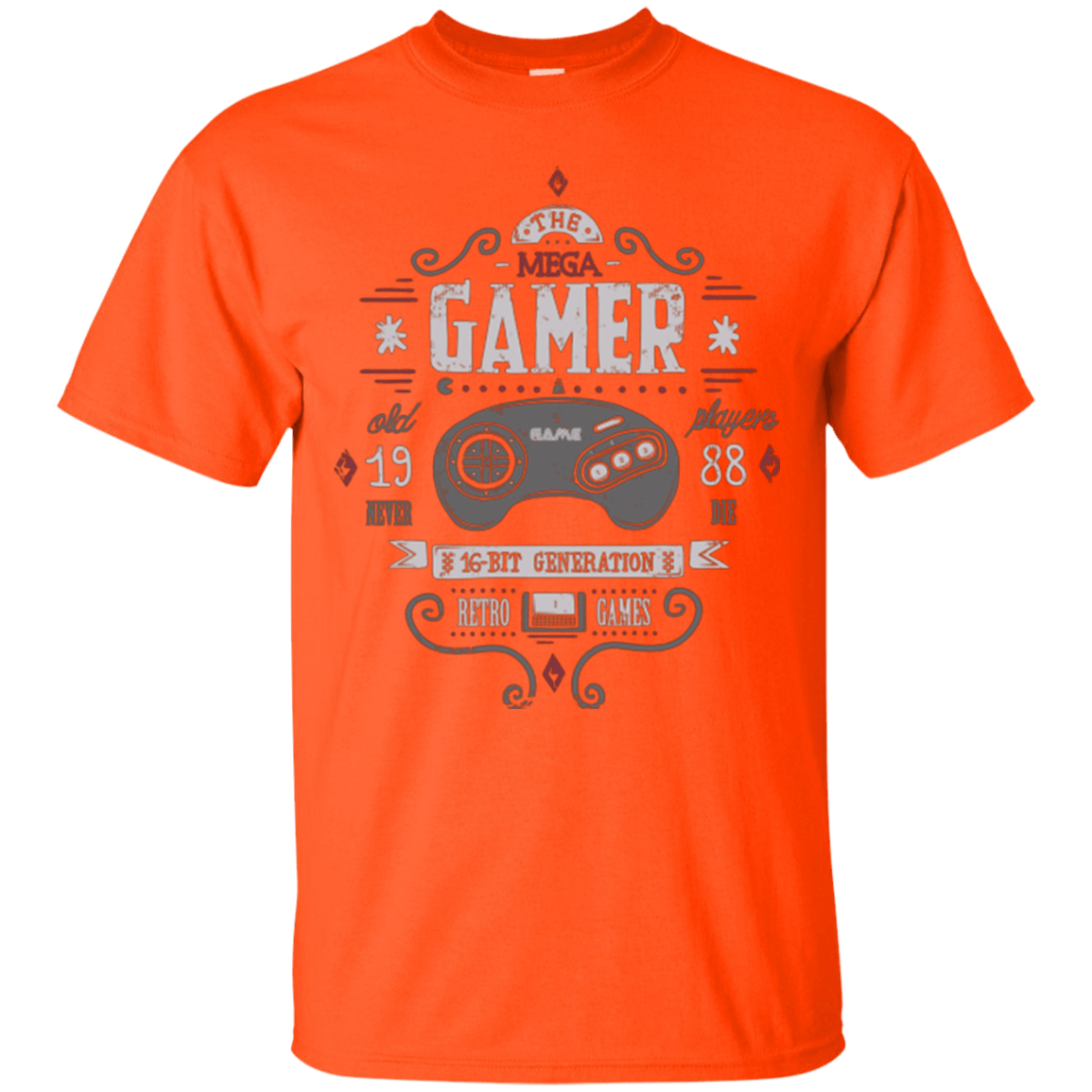 T-Shirts Orange / Small Mega Gamer T-Shirt