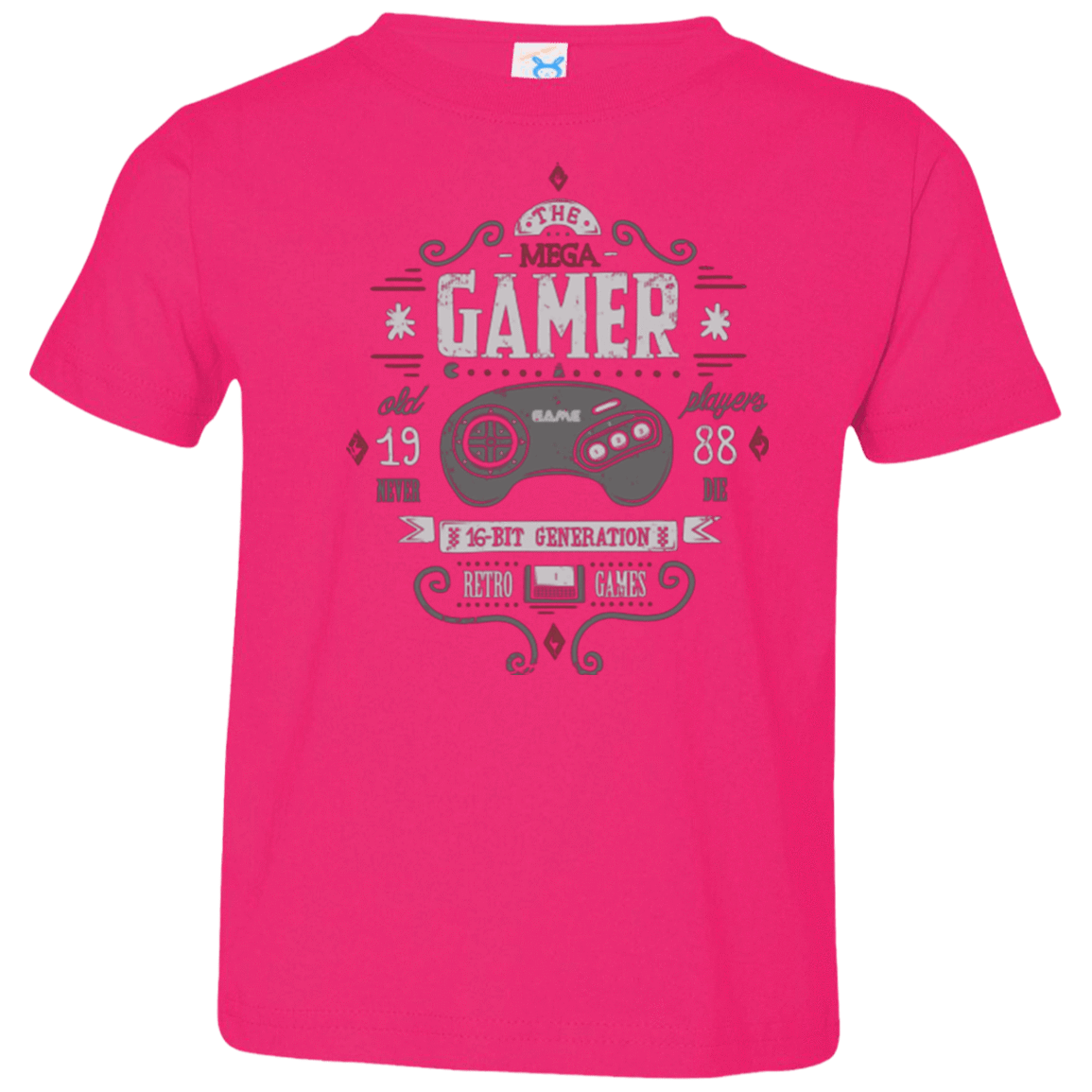 T-Shirts Hot Pink / 2T Mega Gamer Toddler Premium T-Shirt