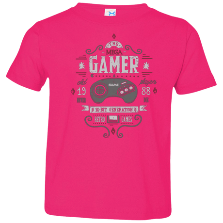 T-Shirts Hot Pink / 2T Mega Gamer Toddler Premium T-Shirt