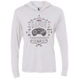 T-Shirts Heather White / X-Small Mega Gamer Triblend Long Sleeve Hoodie Tee