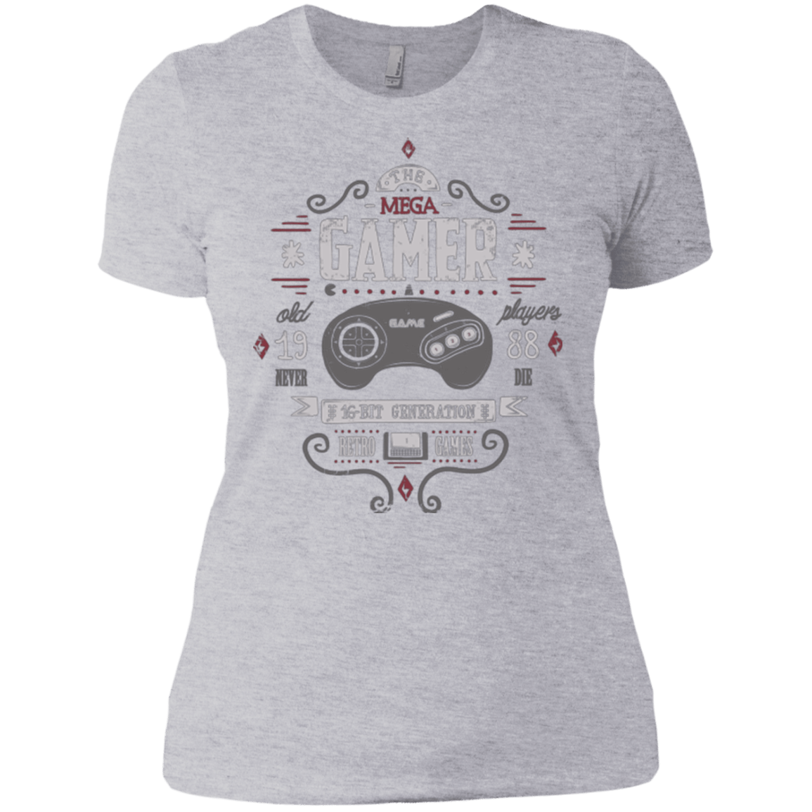 T-Shirts Heather Grey / X-Small Mega Gamer Women's Premium T-Shirt