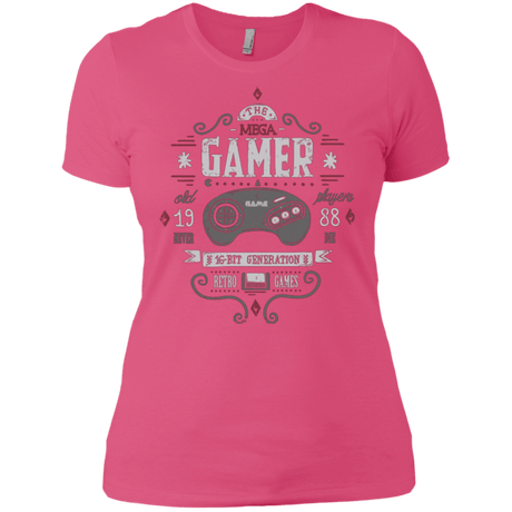 T-Shirts Hot Pink / X-Small Mega Gamer Women's Premium T-Shirt