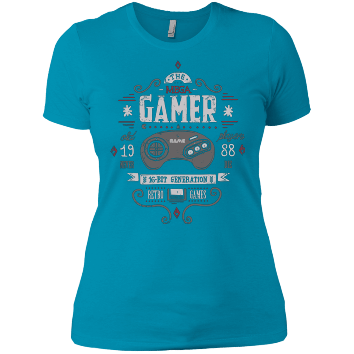 T-Shirts Turquoise / X-Small Mega Gamer Women's Premium T-Shirt