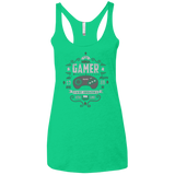 T-Shirts Envy / X-Small Mega Gamer Women's Triblend Racerback Tank