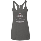 T-Shirts Premium Heather / X-Small Mega Gamer Women's Triblend Racerback Tank