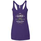 T-Shirts Purple / X-Small Mega Gamer Women's Triblend Racerback Tank
