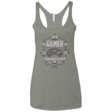 T-Shirts Venetian Grey / X-Small Mega Gamer Women's Triblend Racerback Tank