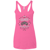 T-Shirts Vintage Pink / X-Small Mega Gamer Women's Triblend Racerback Tank