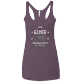 T-Shirts Vintage Purple / X-Small Mega Gamer Women's Triblend Racerback Tank