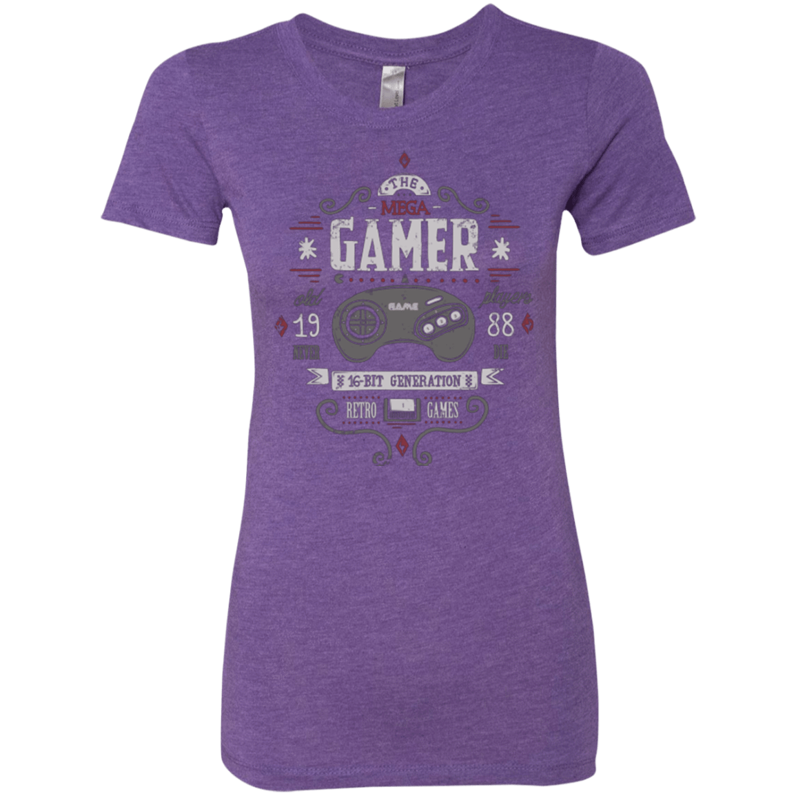 T-Shirts Purple Rush / Small Mega Gamer Women's Triblend T-Shirt