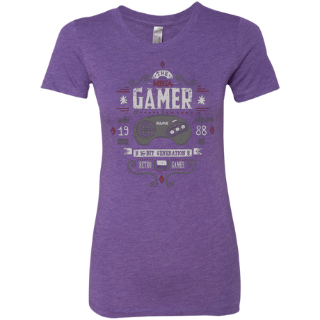T-Shirts Purple Rush / Small Mega Gamer Women's Triblend T-Shirt