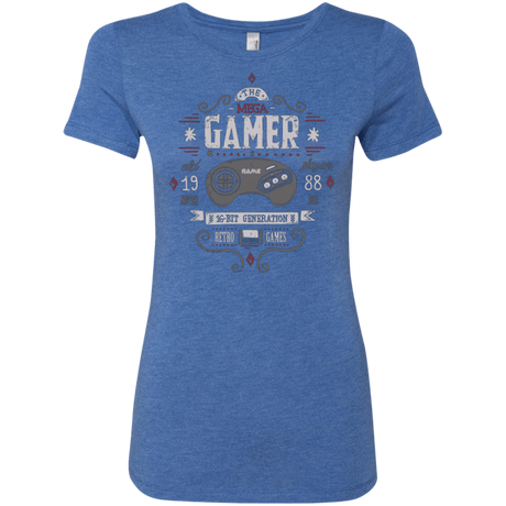 T-Shirts Vintage Royal / Small Mega Gamer Women's Triblend T-Shirt