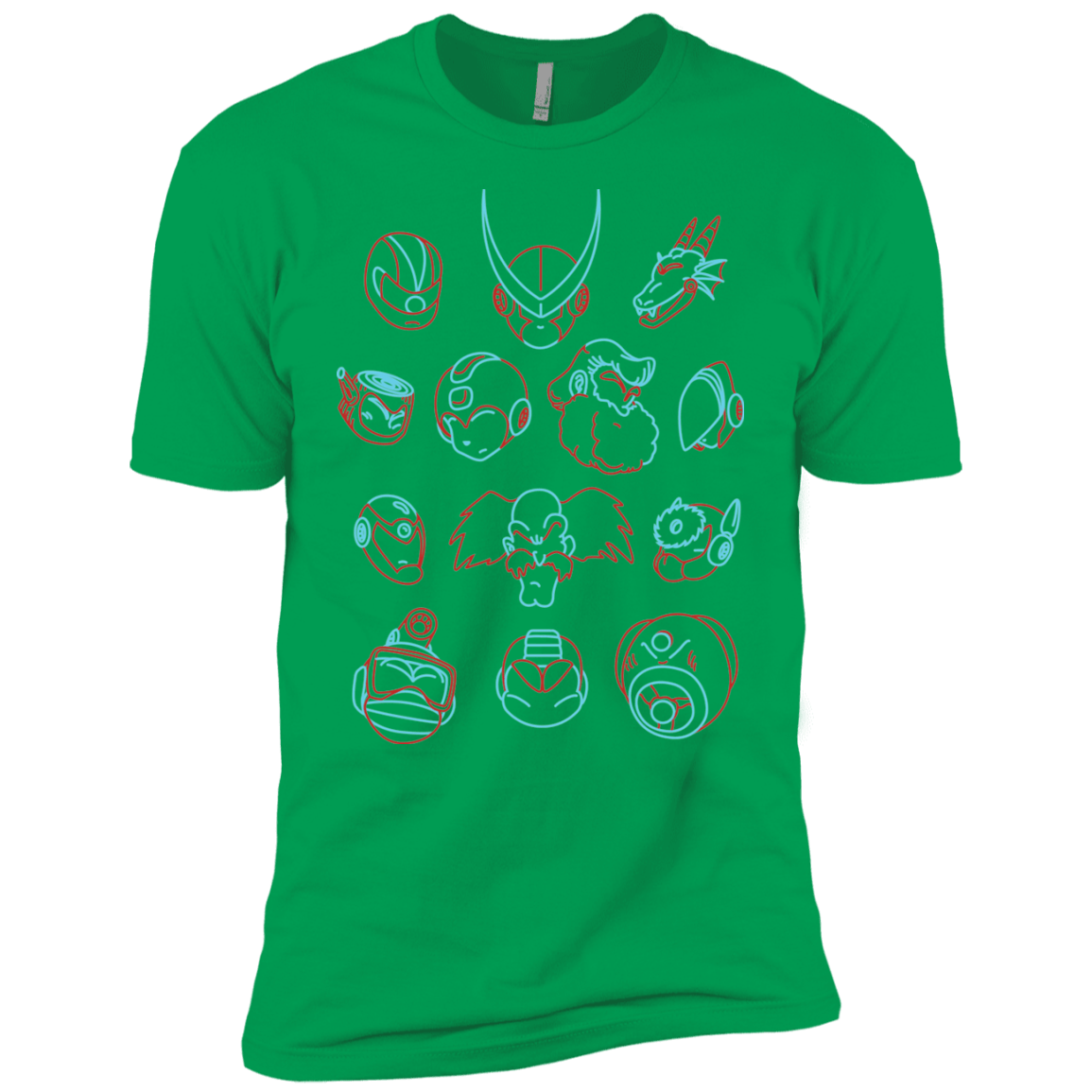 T-Shirts Kelly Green / YXS MEGA HEADS 2 Boys Premium T-Shirt