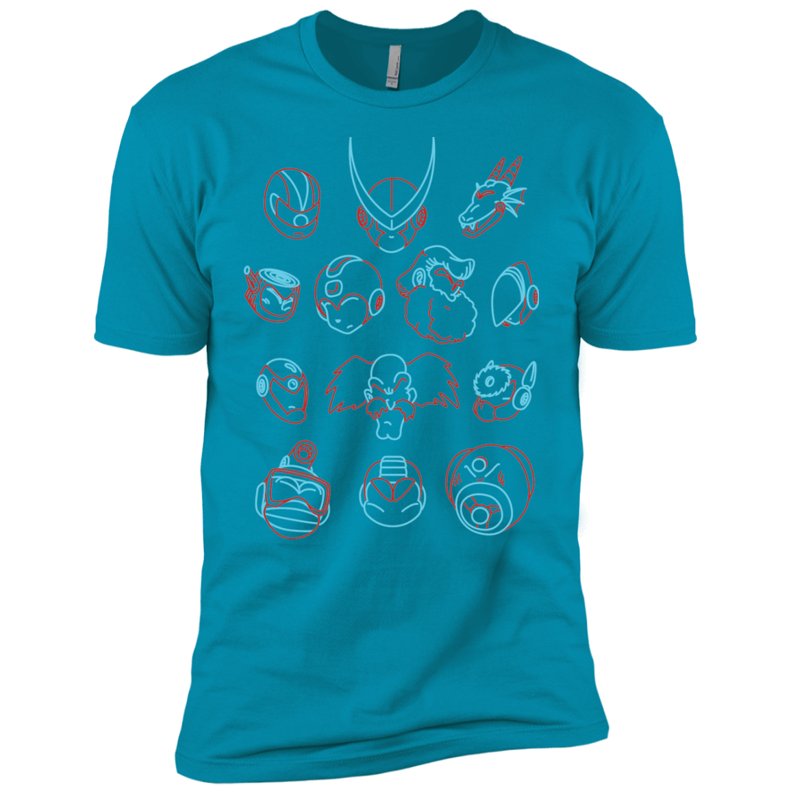 T-Shirts Turquoise / YXS MEGA HEADS 2 Boys Premium T-Shirt