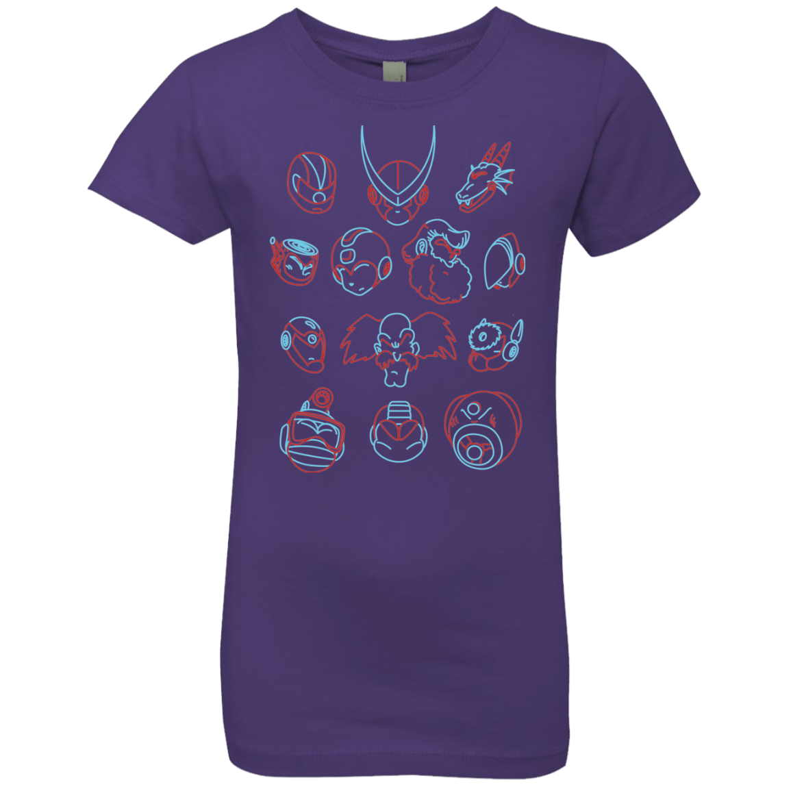 T-Shirts Purple Rush / YXS MEGA HEADS 2 Girls Premium T-Shirt