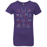 T-Shirts Purple Rush / YXS MEGA HEADS 2 Girls Premium T-Shirt