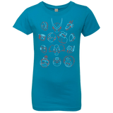 T-Shirts Turquoise / YXS MEGA HEADS 2 Girls Premium T-Shirt