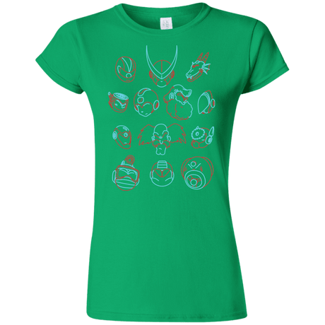 T-Shirts Irish Green / S MEGA HEADS 2 Junior Slimmer-Fit T-Shirt