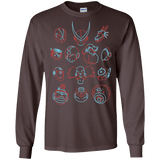 T-Shirts Dark Chocolate / S MEGA HEADS 2 Men's Long Sleeve T-Shirt