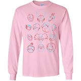 T-Shirts Light Pink / S MEGA HEADS 2 Men's Long Sleeve T-Shirt