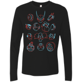 T-Shirts Black / S MEGA HEADS 2 Men's Premium Long Sleeve