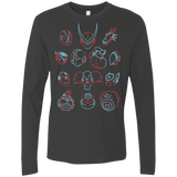 T-Shirts Heavy Metal / S MEGA HEADS 2 Men's Premium Long Sleeve
