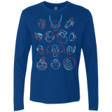 T-Shirts Royal / S MEGA HEADS 2 Men's Premium Long Sleeve