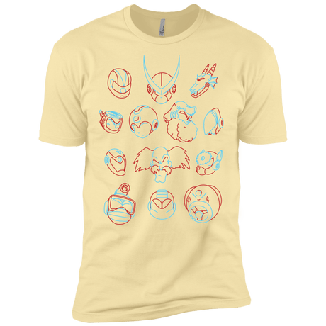 T-Shirts Banana Cream / X-Small MEGA HEADS 2 Men's Premium T-Shirt