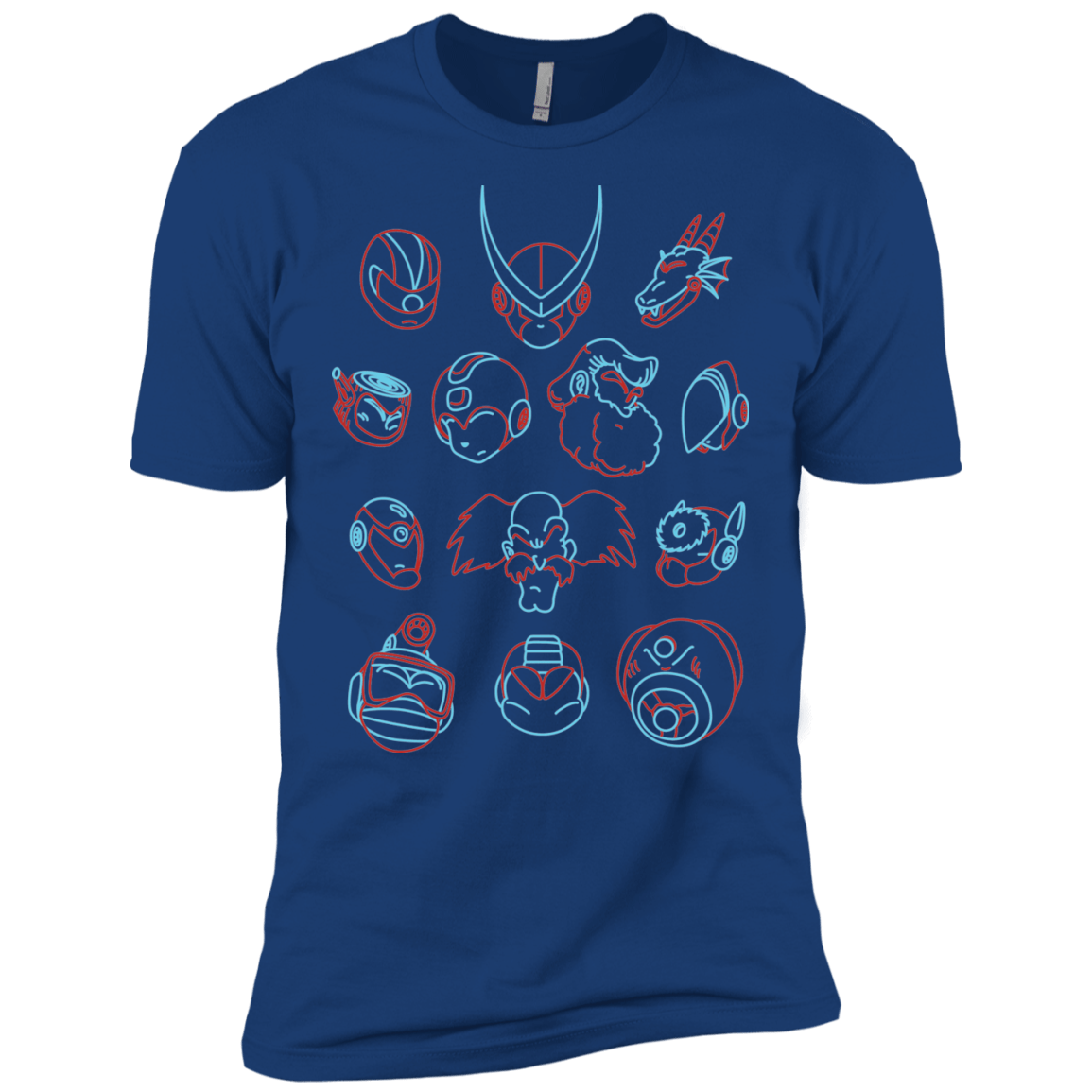 T-Shirts Royal / X-Small MEGA HEADS 2 Men's Premium T-Shirt