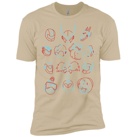T-Shirts Sand / X-Small MEGA HEADS 2 Men's Premium T-Shirt