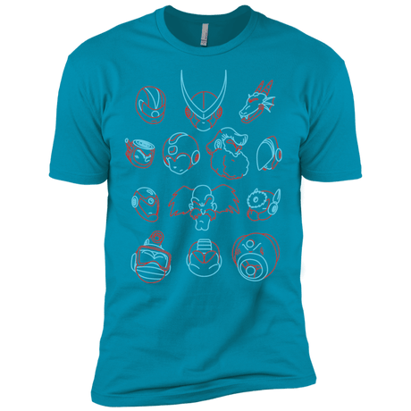 T-Shirts Turquoise / X-Small MEGA HEADS 2 Men's Premium T-Shirt