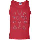 T-Shirts Red / S MEGA HEADS 2 Men's Tank Top