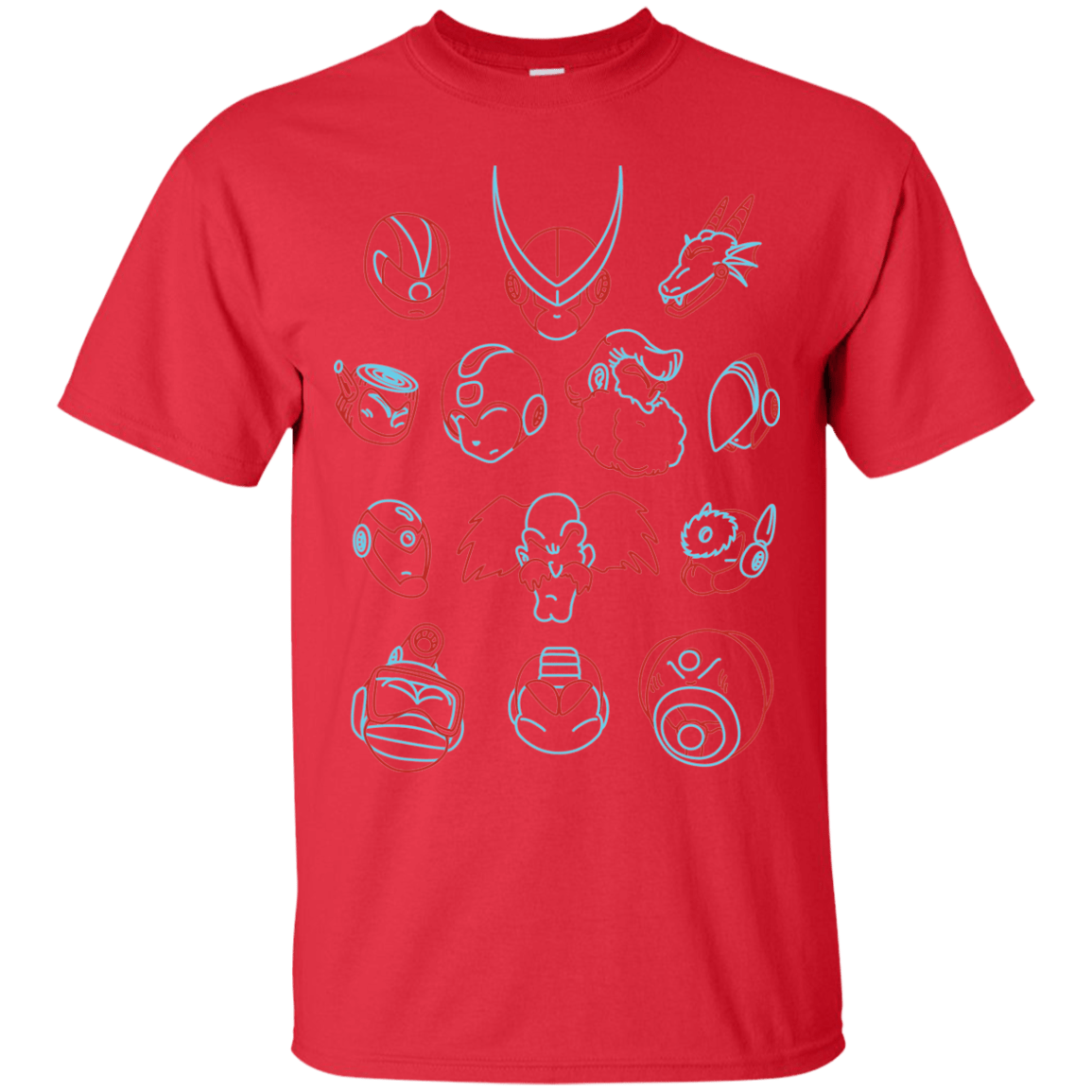 T-Shirts Red / S MEGA HEADS 2 T-Shirt