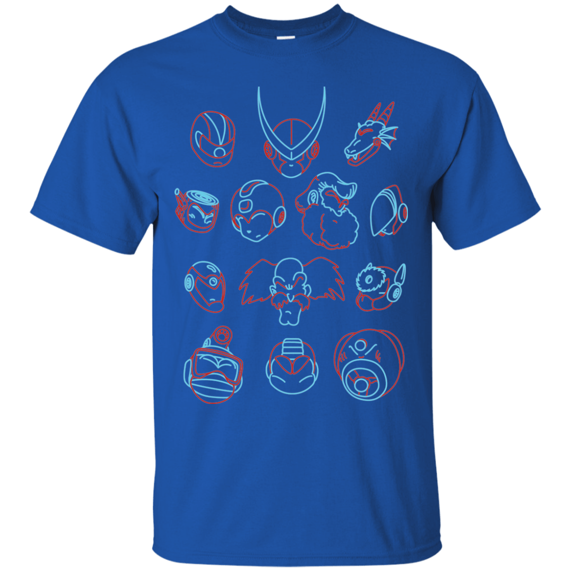 T-Shirts Royal / S MEGA HEADS 2 T-Shirt