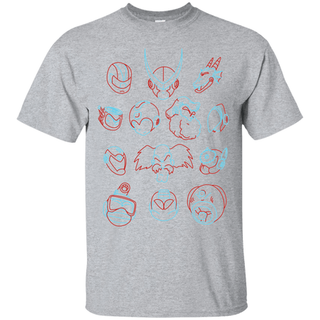 T-Shirts Sport Grey / S MEGA HEADS 2 T-Shirt