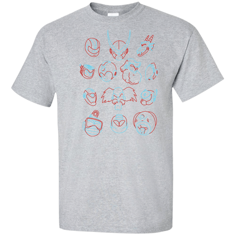 T-Shirts Sport Grey / XLT MEGA HEADS 2 Tall T-Shirt