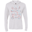T-Shirts Heather White / X-Small MEGA HEADS 2 Triblend Long Sleeve Hoodie Tee