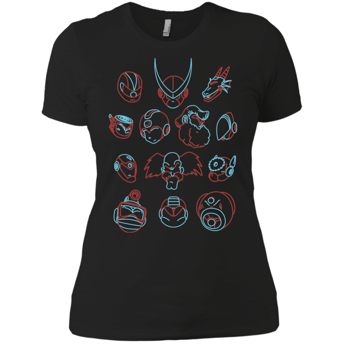 T-Shirts Black / X-Small MEGA HEADS 2 Women's Premium T-Shirt