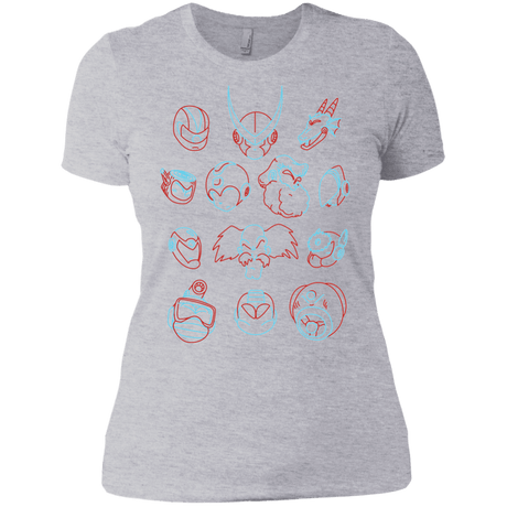 T-Shirts Heather Grey / X-Small MEGA HEADS 2 Women's Premium T-Shirt
