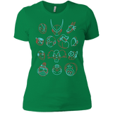 T-Shirts Kelly Green / X-Small MEGA HEADS 2 Women's Premium T-Shirt