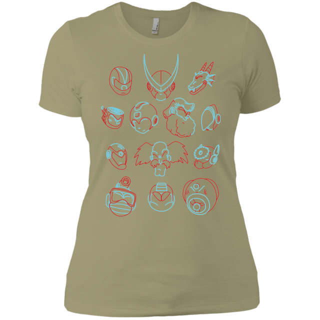 T-Shirts Light Olive / X-Small MEGA HEADS 2 Women's Premium T-Shirt