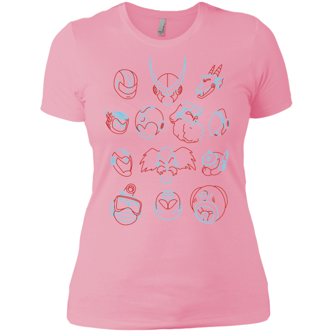 T-Shirts Light Pink / X-Small MEGA HEADS 2 Women's Premium T-Shirt