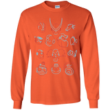 T-Shirts Orange / YS MEGA HEADS 2 Youth Long Sleeve T-Shirt