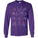 T-Shirts Purple / YS MEGA HEADS 2 Youth Long Sleeve T-Shirt