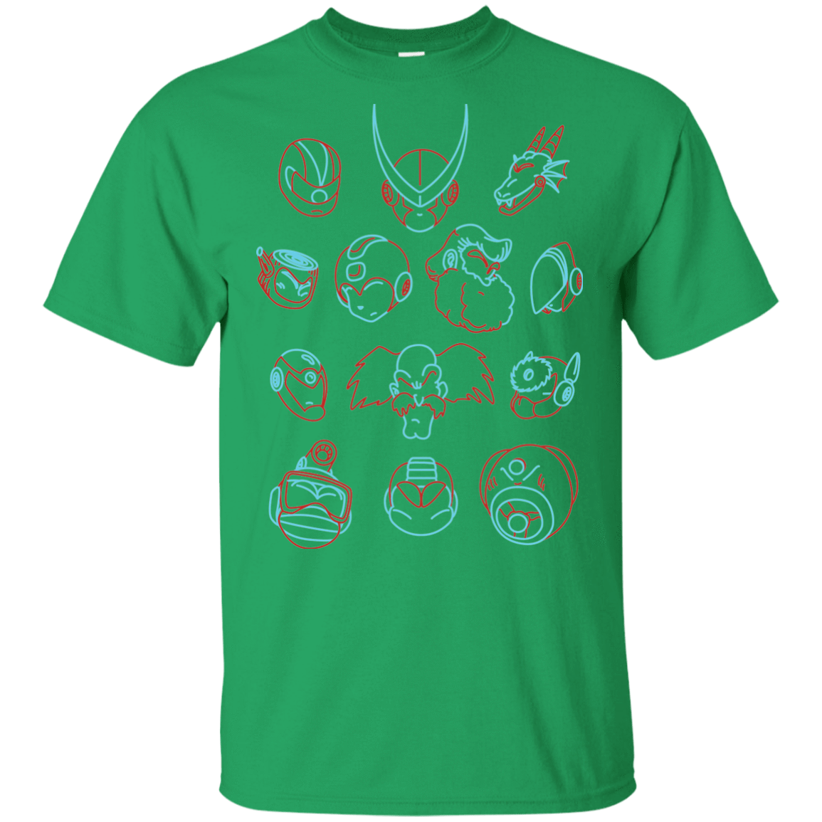 T-Shirts Irish Green / YXS MEGA HEADS 2 Youth T-Shirt