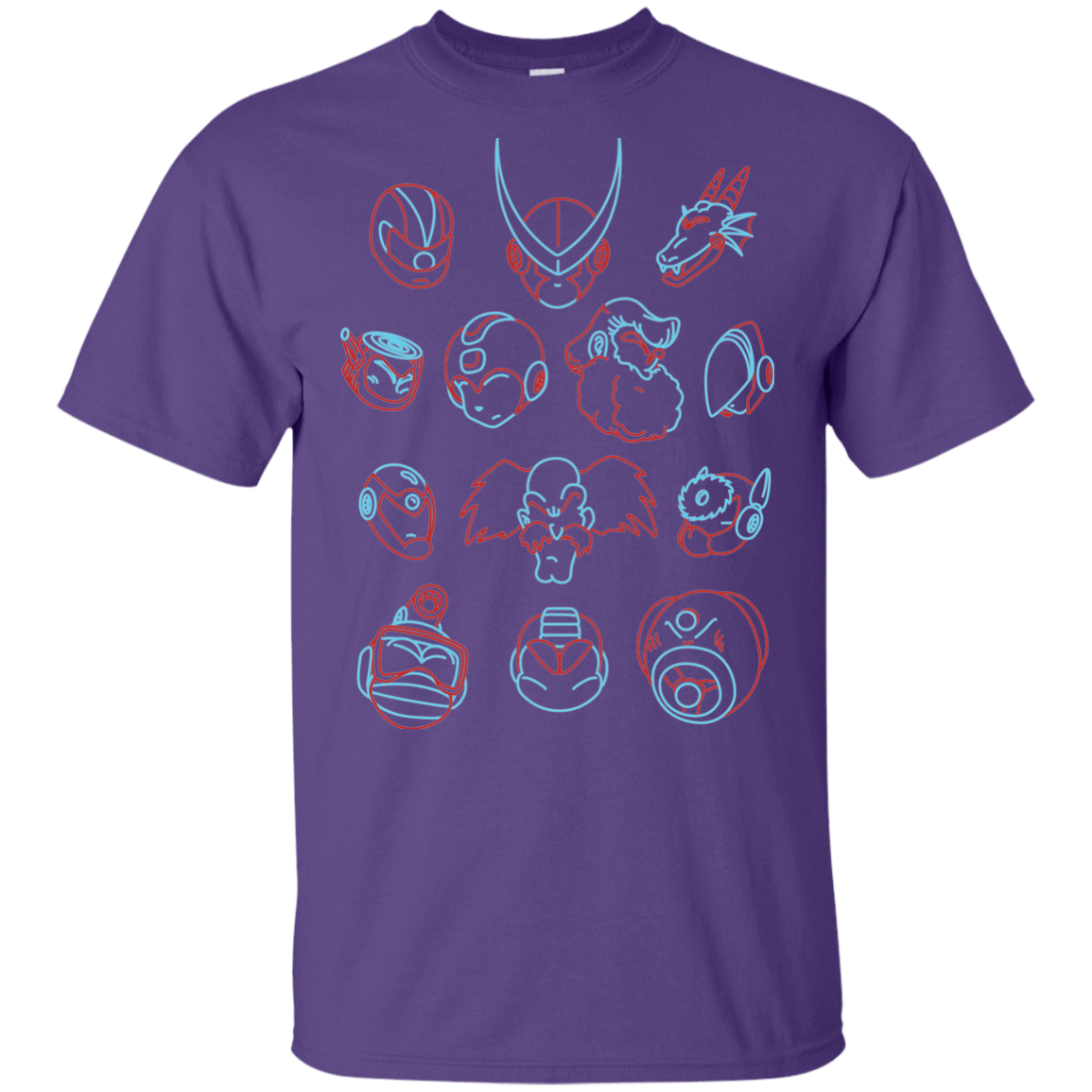 T-Shirts Purple / YXS MEGA HEADS 2 Youth T-Shirt
